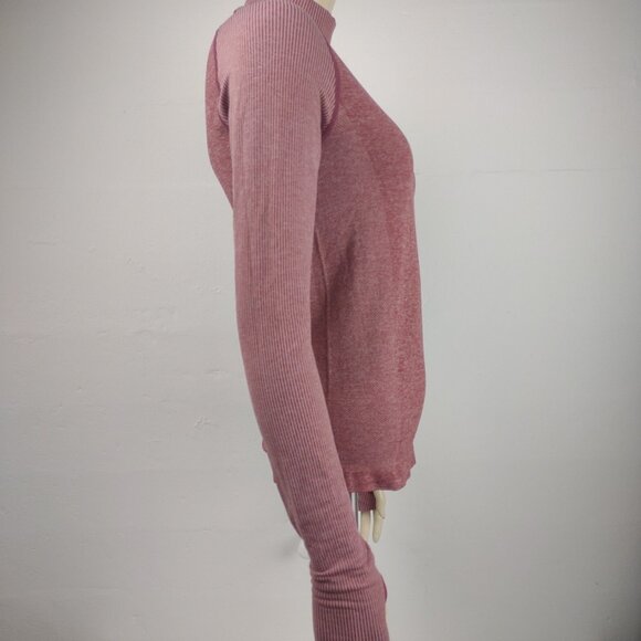 Kari Traa dark red burgundy lightweight long sleeve base layer top womens Medium - Picture 4 of 8